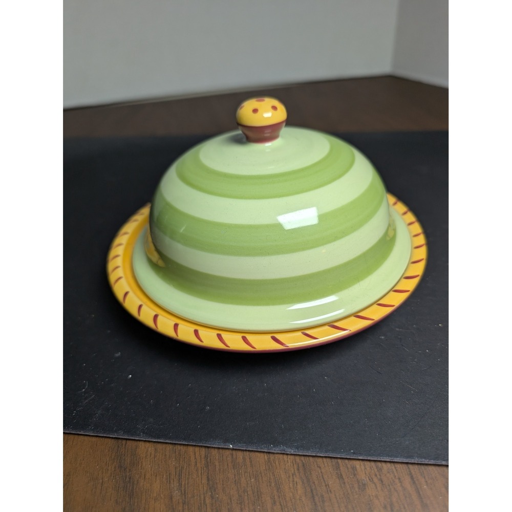 Pfaltzgraff Secrets Of Pistoulet Butter Or Cheese Dome By Jana Kolpen - Picture 2 of 6
